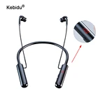 Bluetooth-наушники kebidu Magnet, 60 часов работы, стерео, бас, беспроводные наушники с шейным ободом, гарнитура со светодиодным дисплеем, TF-карта