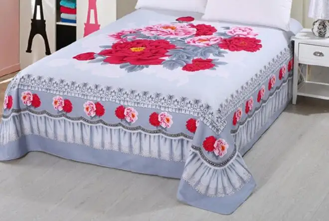 245 см x матовый лист кровати печать матовая ткань для простыни|Хлопчатобумажных