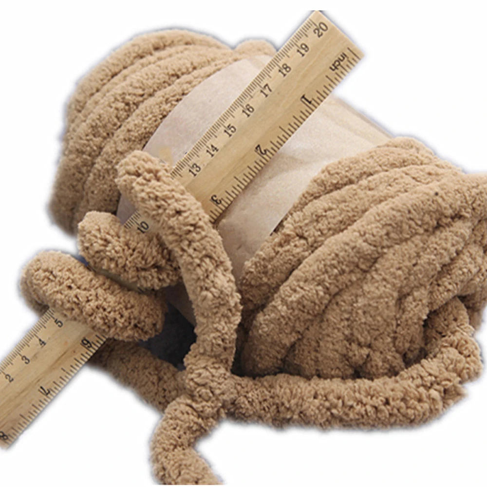 Высококачественная теплая шерстяная пряжа из синели для вязания детская вязаное