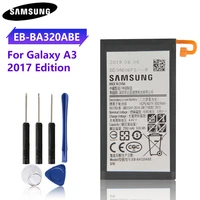 100 original battery eb ba320abe for samsung galaxy a3 2017 a320 2017 version 2350mah replacement phone battery