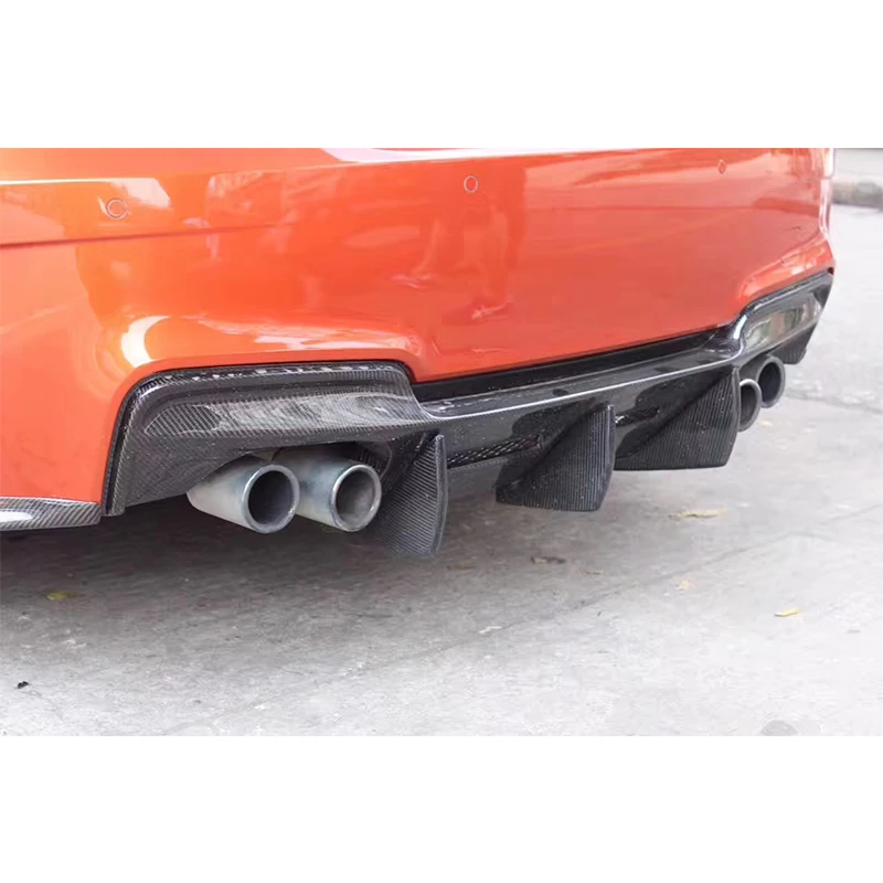 Задний спойлер для губ из углеродного волокна BMW E82 1 м базовый купе 2 двери 2011 FRP