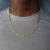 Модное Новое ожерелье-цепочка Figaro для мужчин 3 мм длинное ожерелье из нержавеющей стали золотого цвета для мужчин ювелирные изделия Подарочный ошейник для мужчин - изображение