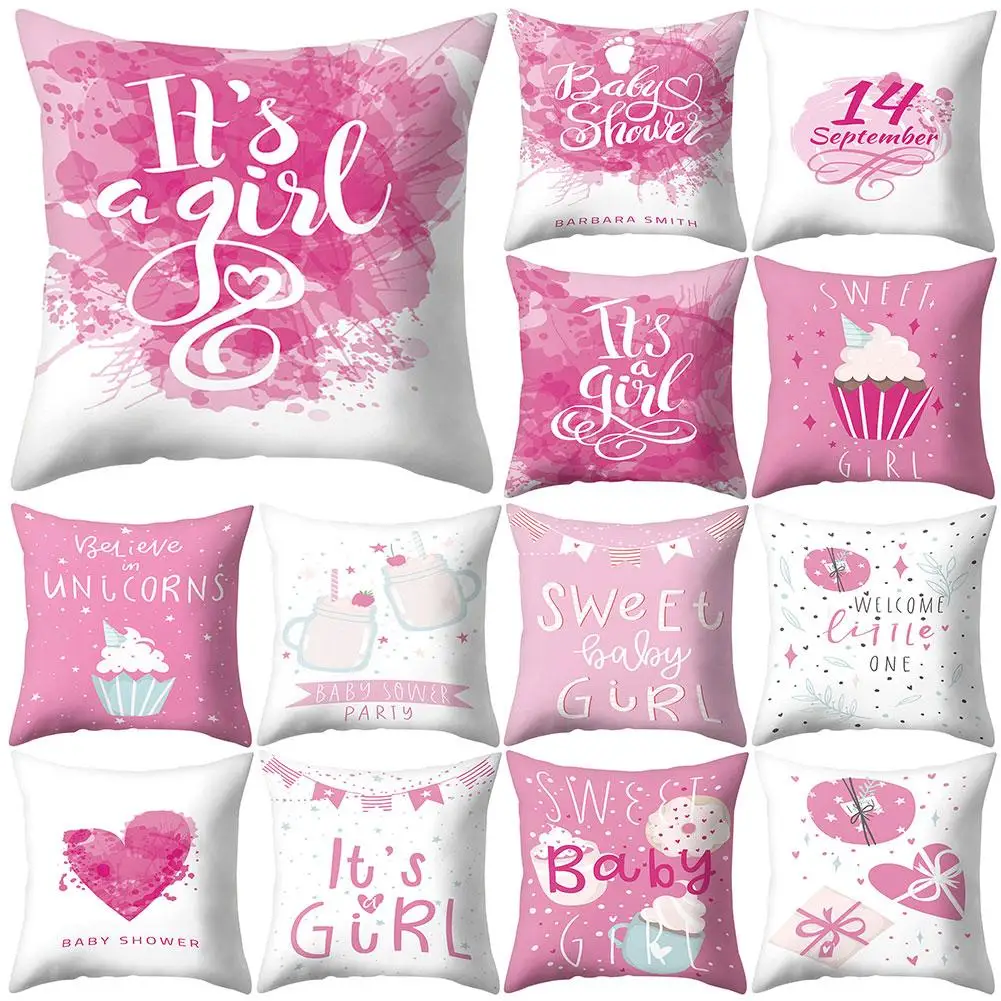 Чехол для подушки с принтом в виде сердца из хлопка и полиэстера | Дом сад