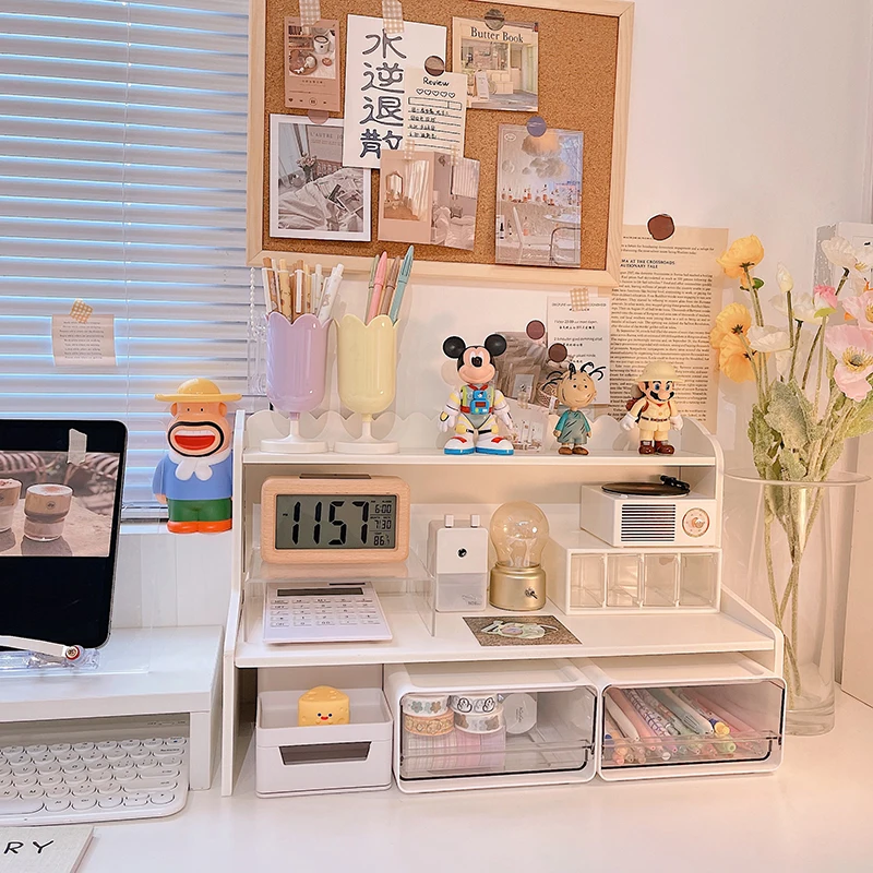 Настенный стеллаж для хранения полый двухслойный Органайзер Wi-Fi полка