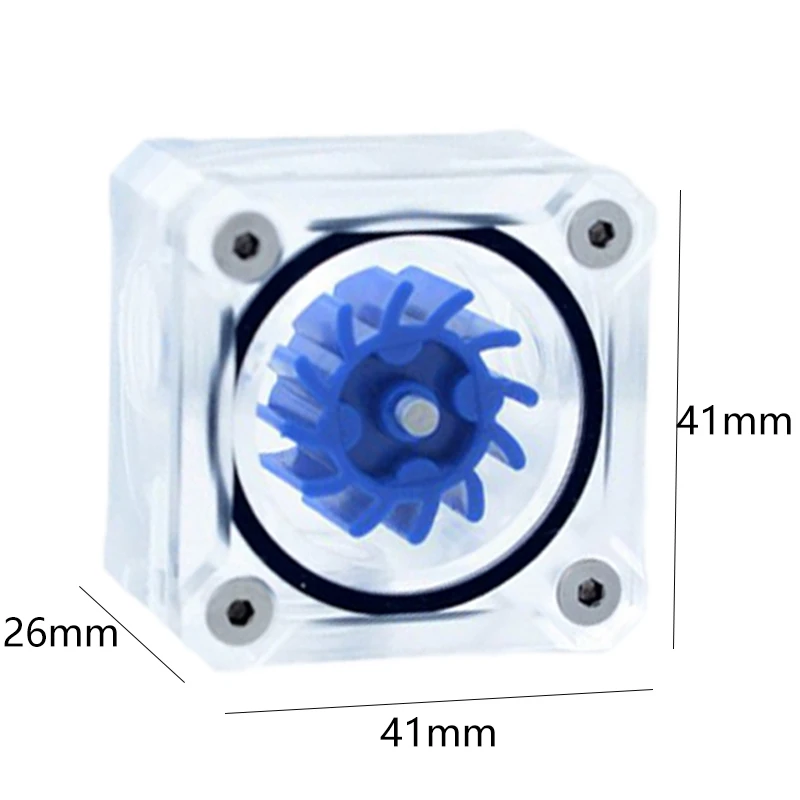 

Acrylic Computer Water Cooling Transparent Flow G1/4X3 Thread 3-Ways Observing Water Flow Meter Cooling System