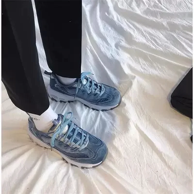 Женские кроссовки синие MM 118 для прогулок весна осень 2019|Беговая обувь| |