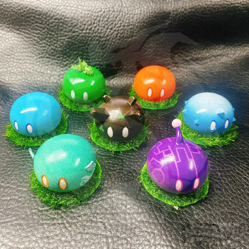 

Genshin Impact 7 Elements Slime Ornaments Collection Decor Furnishing Articles Desktop Model Props Fans Cosplay Purely Handmade