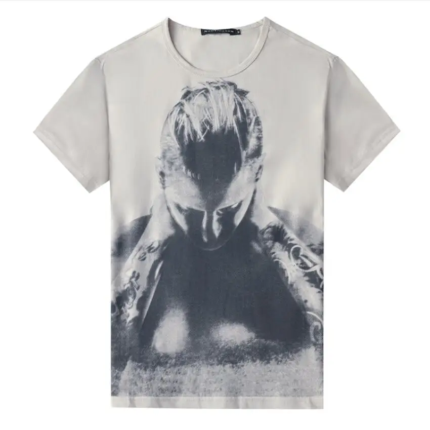

2021 Summer New Men's T-Shirt Short Sleeve Male Fashion Slim Fat Steetwear Casual Shirts Men Brand Clothing print Tshirt w1631