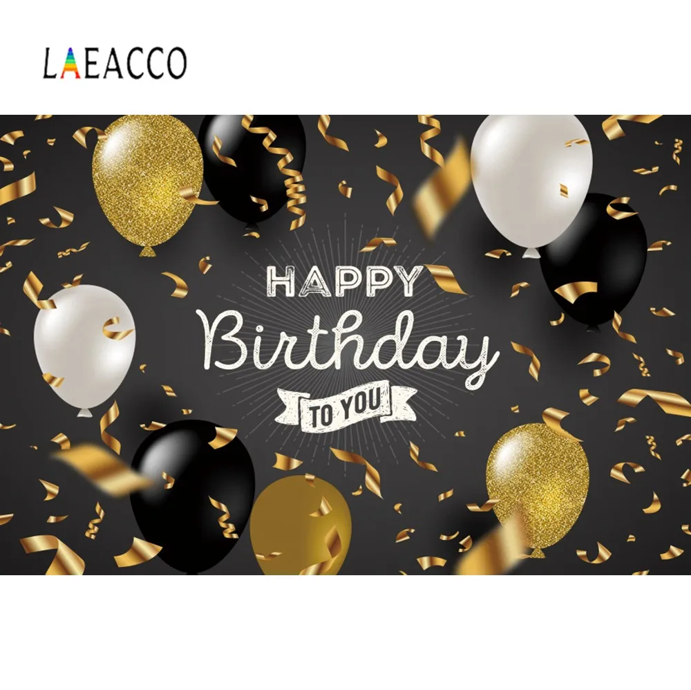 Красочные воздушные шары Laeacco декор для вечеринки в честь Дня Рождения семейная