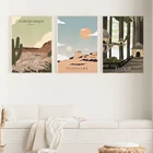 Постер в скандинавском стиле, с изображением пейзажа, путешествий, толкиен, посредине графства, Картина на холсте, настенные картины, домашний декор