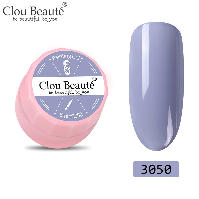 3050 Clou Beaute 72 цвета гель-краска УФ/светодиодный гель для ногтей замачиваемый дизайн ногтей светодиодный лак для ногтей УФ-гель для ногтей DIY Краска паук гель лак - Цвет: 3050