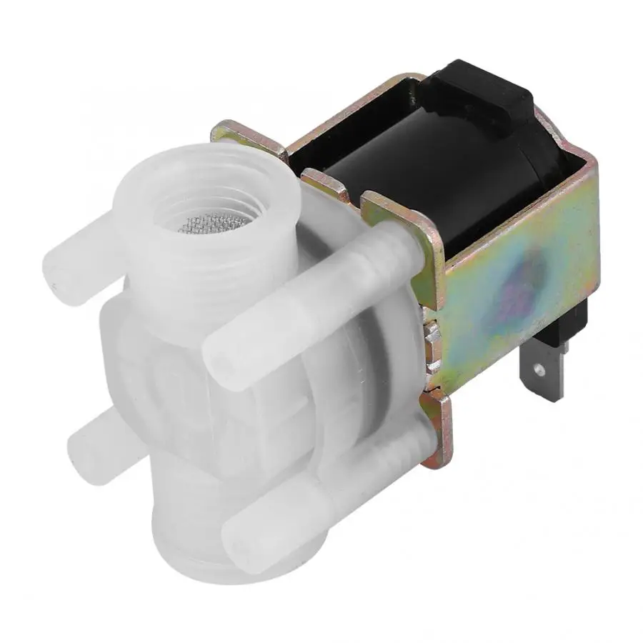 Ручной утапливающий клапан G1/4 дюйма NC пластиковый электромагнитный нормально