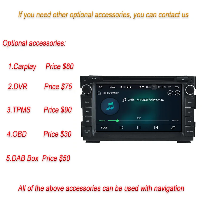 Автомобильный навигатор YESSUN Android 8 0 4 Гб ОЗУ для Kia Ceed 2007 ~ 2012 GPS мультимедийный