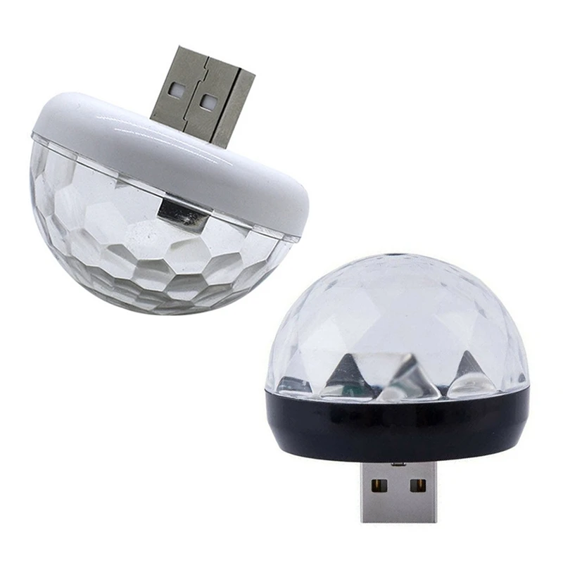 Usb мини светодиодный диско магический светильник шар портативный караоке