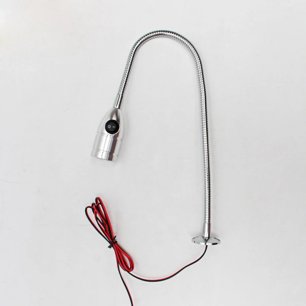 Industrial Lighting 3W DC12V 24V CNC 3000K LED Working Lamp Machine Light Flexible L40cm Gooseneck Workshop | Лампы и освещение