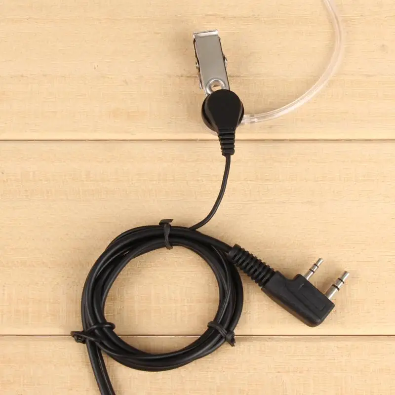 2 Pin Акустическая трубка наушник микрофон PTT Динамик для Baofeng Kenwood радио|Наушники и