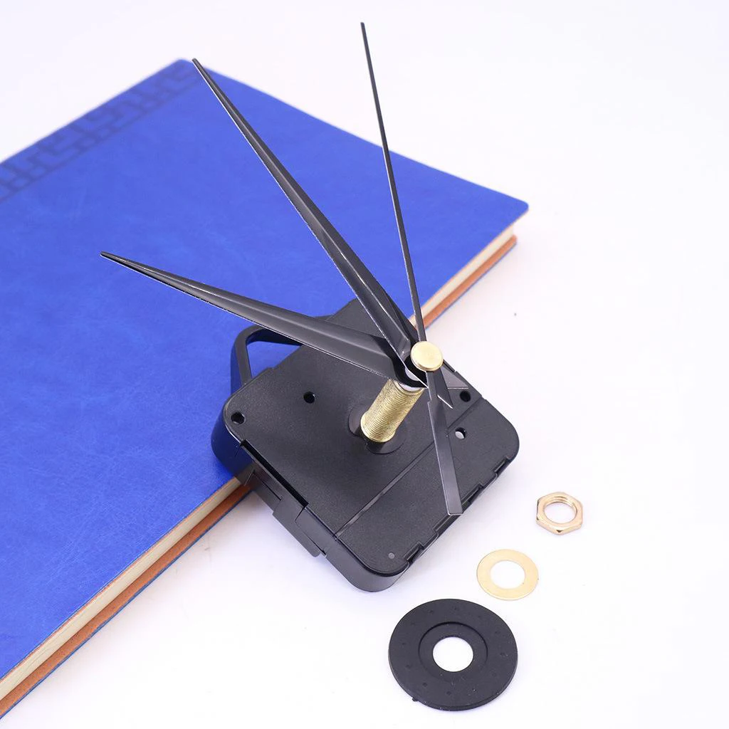 Кварцевые настенные часы с черными стрелками набор запчастей для