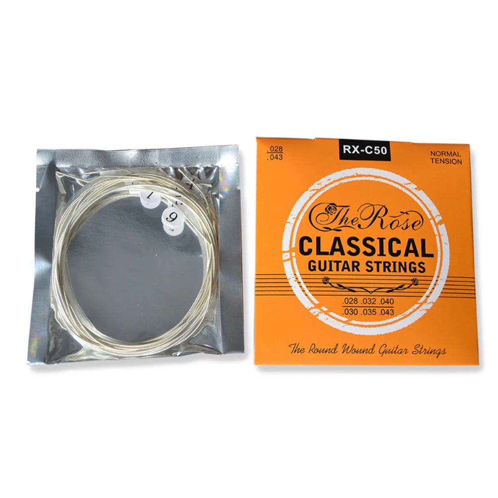 New 6 or 12 Guitar string electric Acoustic Classical musical Stringed instruments guitarras oem Rose guitar parts& accessories - Цвет: classical