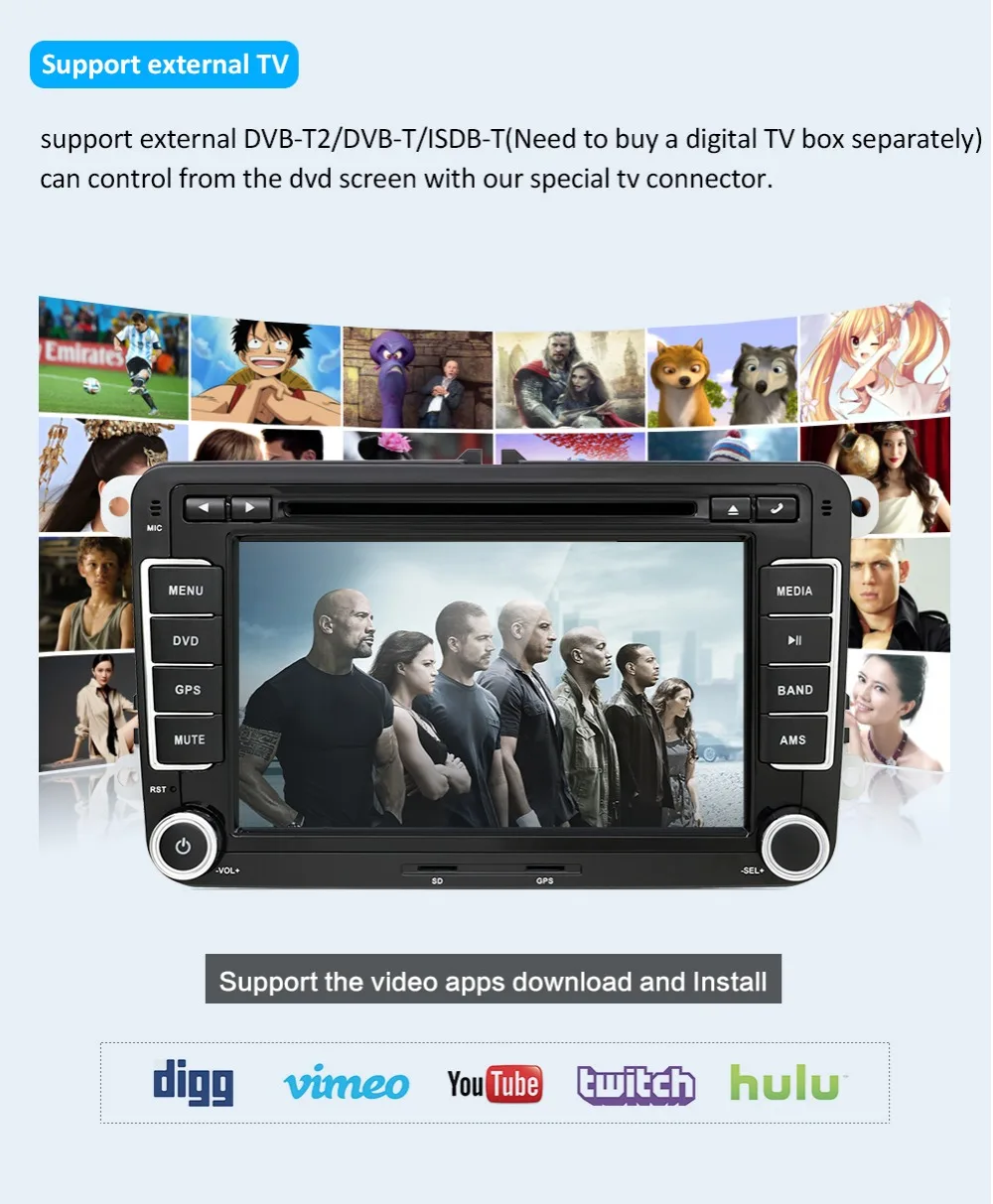 PX6 4G+ 64G 2Din android 9,0 автомобильный dvd-плеер Aux gps стерео для Volkswagen Skoda POLO GOLF 5 6 PASSAT CC TIGUAN TOURAN Fabia Caddy