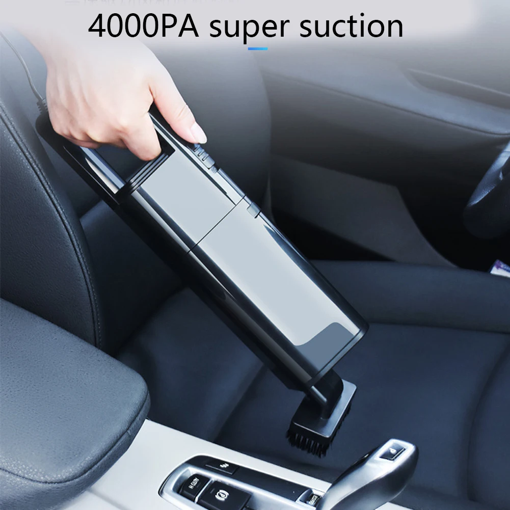 Беспроводной автомобильный пылесос для сухой и влажной уборки 120 Вт 6 кПа|Пылесос|