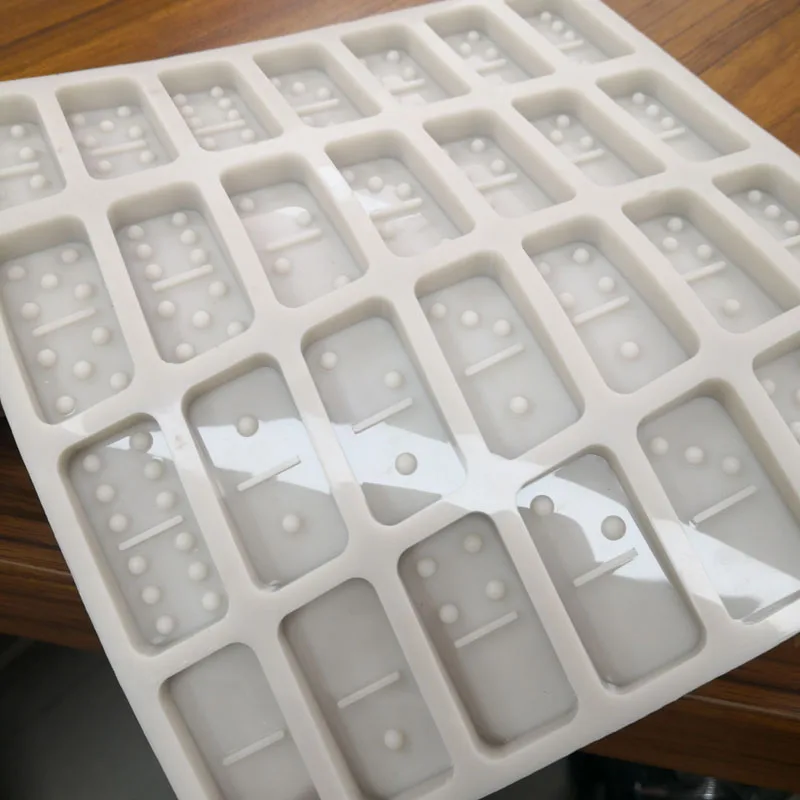 

New Domino Silicone Mold Resin clay baking cake tool