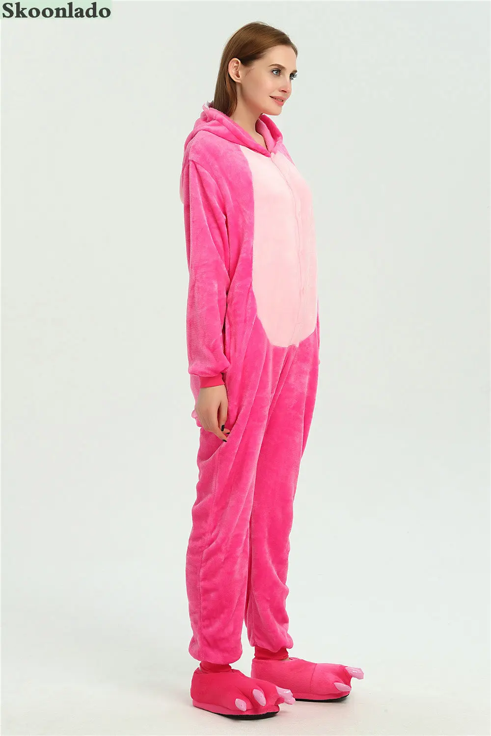 Women Winter Novelty Special Pajamas Thick sleeping Suits Cosplay One-Piece Cartoon Jumpsuits Lady Playsuit Female High Quality