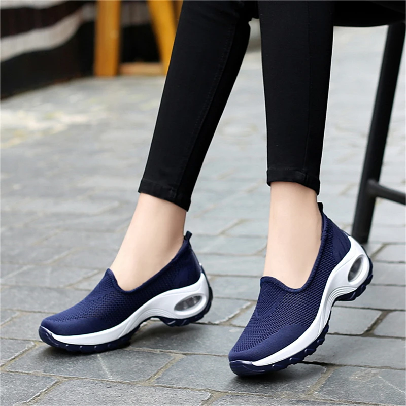 

Casual Shoes Big Size Shoes Middle-aged Mom And Dad Breathable Shoes For The Old Lightweight Walking Women Men Zapatillas Mujer