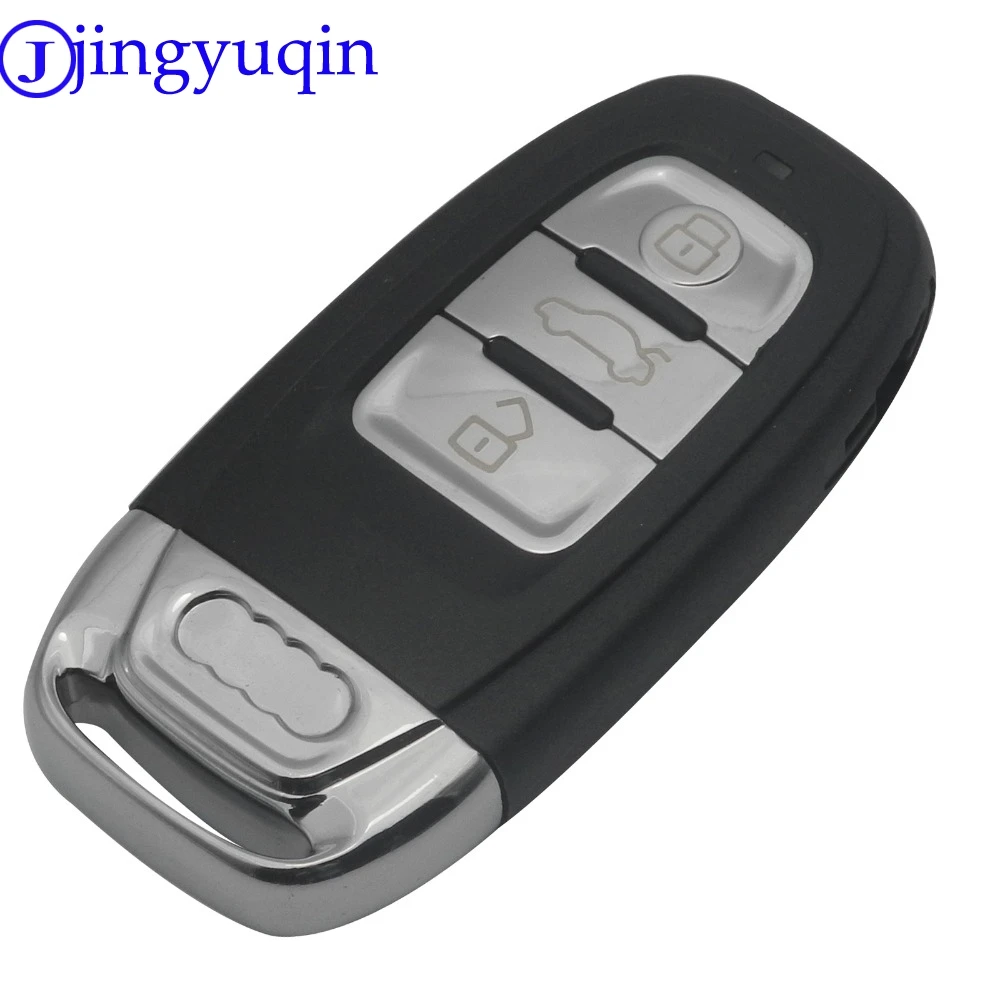 Умный дистанционный чехол для ключей jingyuqin 3 кнопки накладка Audi A4L A6L Q5 A5 754C Quattro