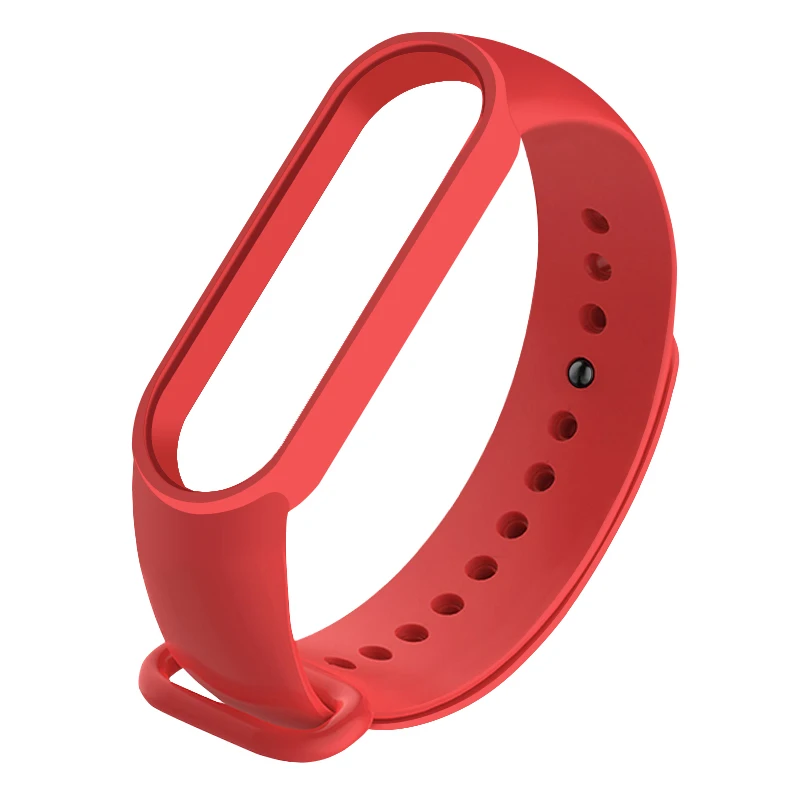 Silicone Watchband for xiaomi Mi Band 5 6 Bracelet Miband 5 6 Sport Smartwatch Strap Wristband Replacement Accessories
