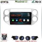 Android 11 для Volkswagen Tiguan 1 NF 2006 2008 2010 2012-2016 автомобильный радиоприемник, стерео Мультимедийный Плеер DSP IPS для