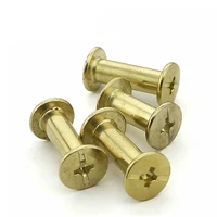 m5 diy knife screw decorative pattern steel handle rivet bolt brass plate wooden tools rivet nut screw