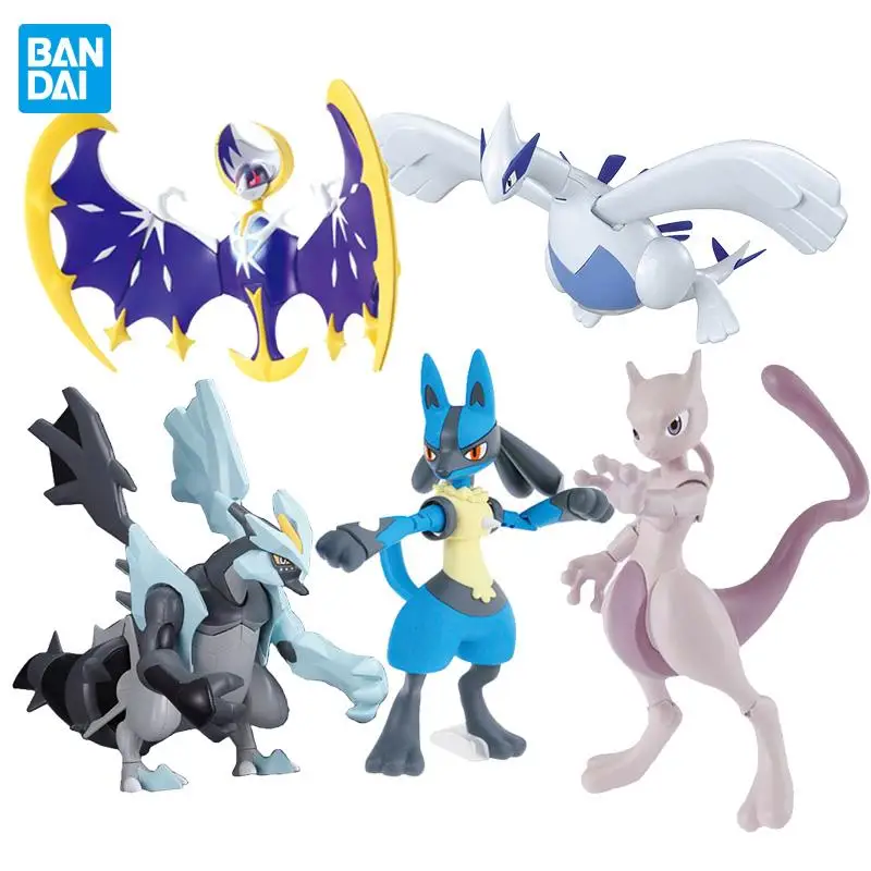 

Bandai хобби Покемон Эволюция Хо-о Kyurem Zekrom Riolu Lucario Reshiram белый комплект для сборки Reshiram детские игрушки
