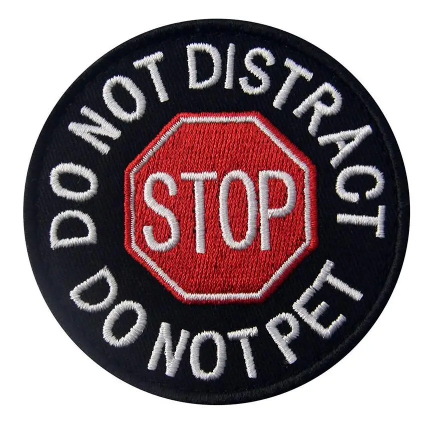 Нашивка с 3D вышивкой тактический жилет для собак значок украшение одежды