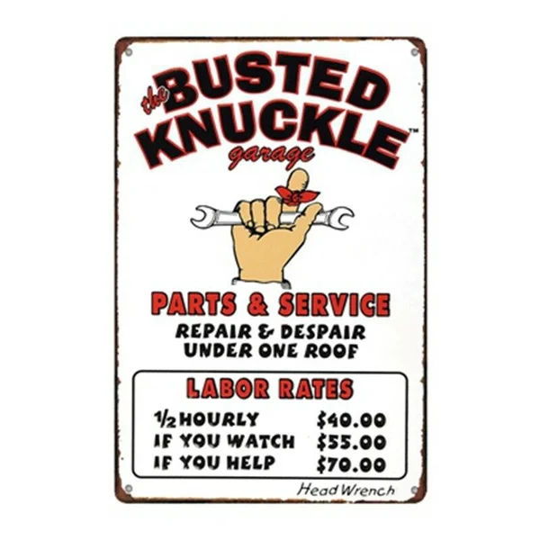 

Metal Sign Parts Service Garage Decoration Bar Tavern Home Vintage Poster