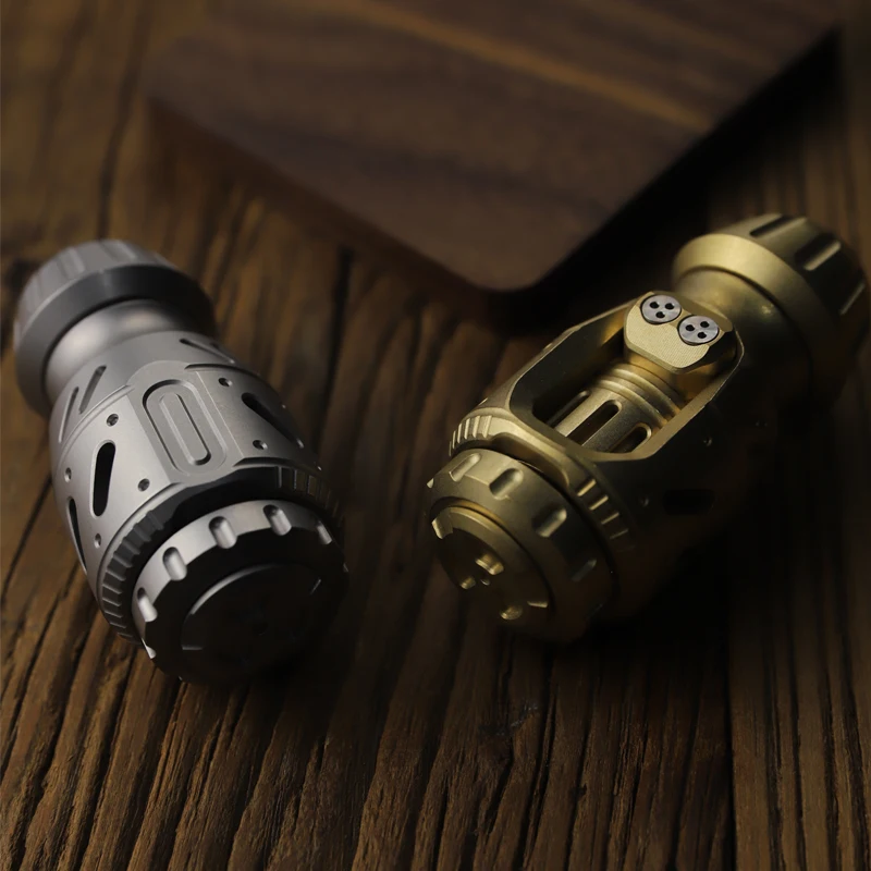 

Old Nine Original EDC Boy 2.0 Egg Pushing Fingertip Gyro Brass Stainless Steel Decompression Smoking Cessation Toy Fidget Toys