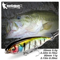 hunthouse karashi pencil fishing lure 59mm 5 5g 80mm 11g slow sinking artifical small crankbait wobblers for bass tackle