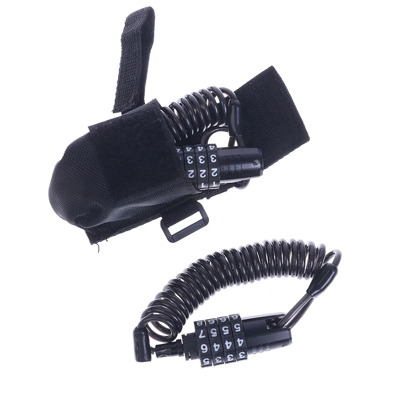 Велосипедный шлем Проволочная веревка кодовый замок портативный для