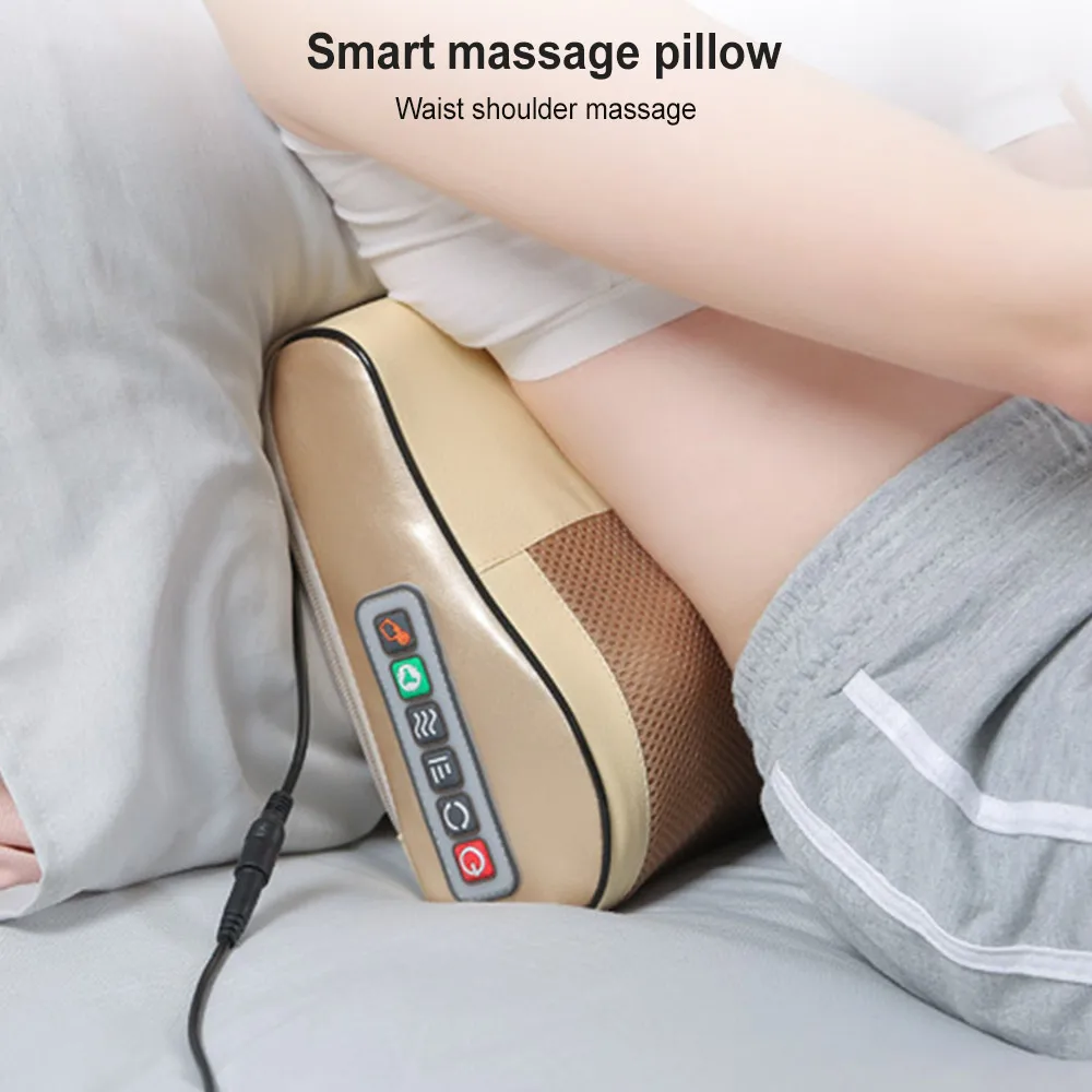 Электрическая подушка массажер для релаксации Инфракрасное прогревание шеи