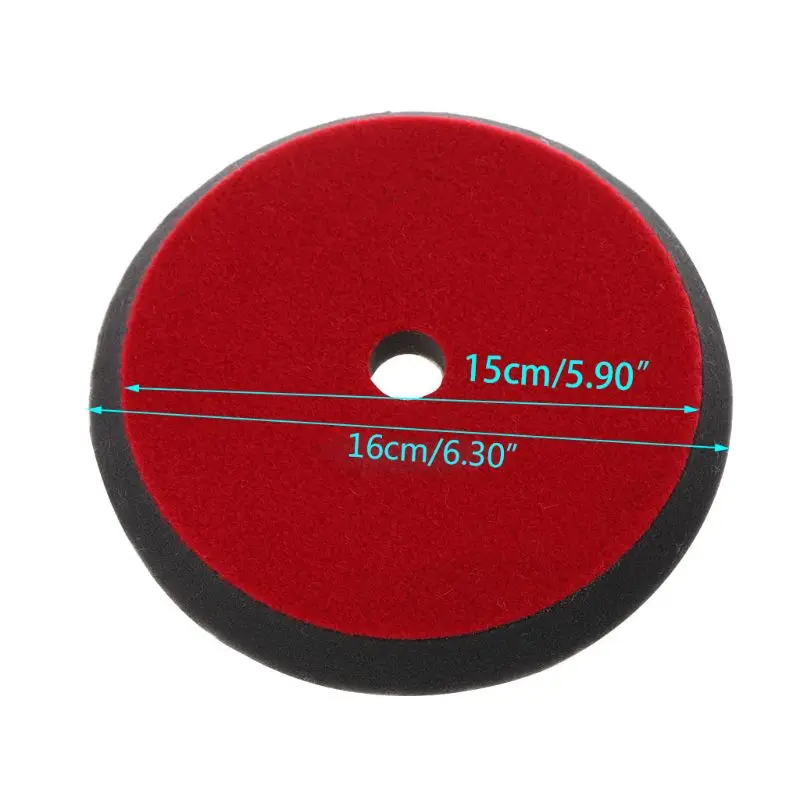 

7" 180mm Car Auto Soft Wool Buffing Polishing Pad Professional Detailing Mixed Color