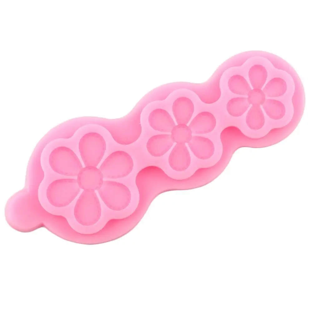 3D цветок силиконовые формы для выпечки тортов DIY украшения инструменты кекс