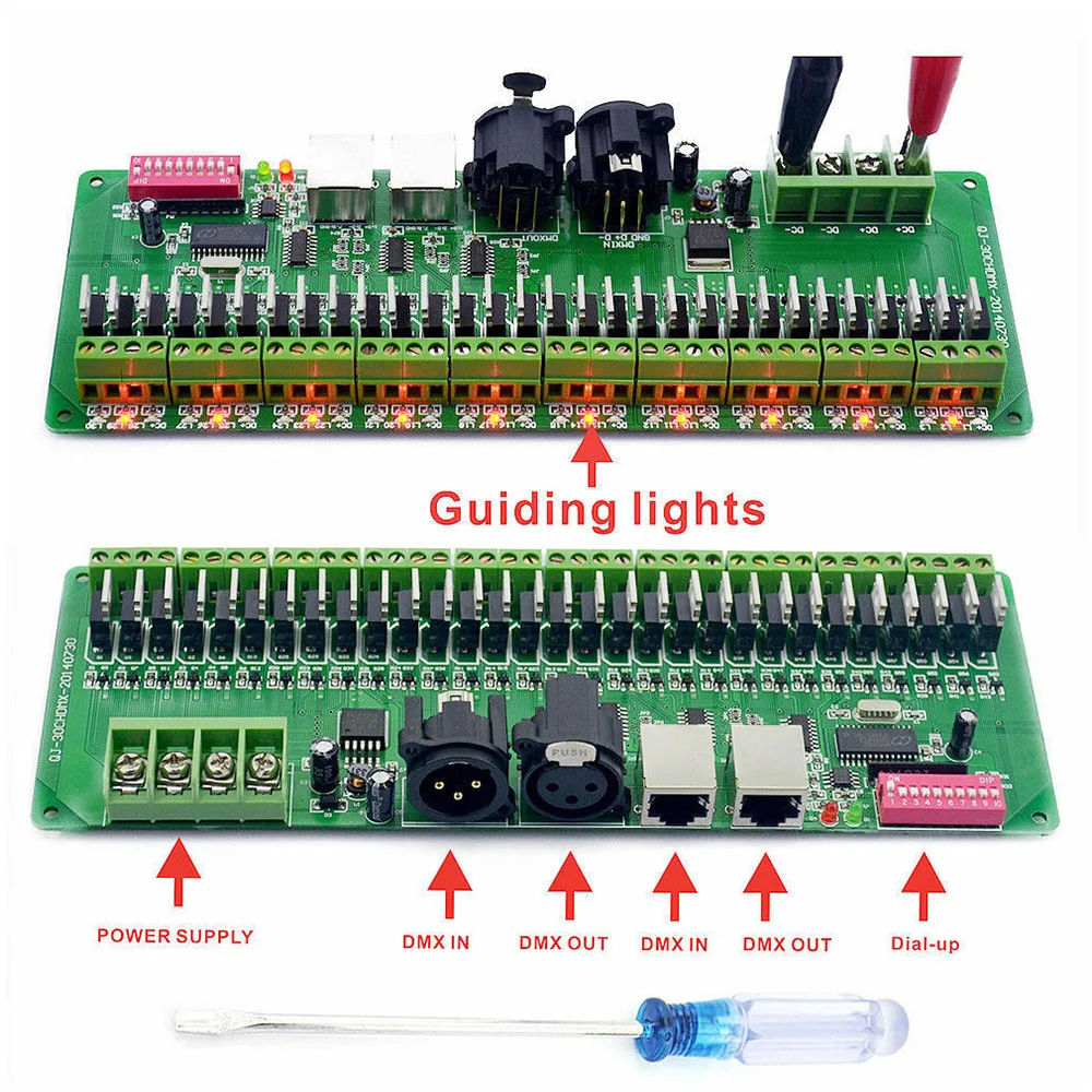 Контроллер 30CH DMX 512 RGB контроллер светодиодной ленты декодер LED диммер драйвер |