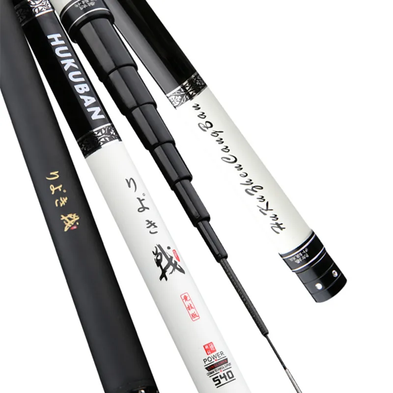 

Extra Long High Carbon Fiber Telescopic Power Hand Pole Fishing Rod 3.6M/3.9M/4.5M/5.4M/6.3M/7.2M/8M/9M10M Freshwater Feeder Rod