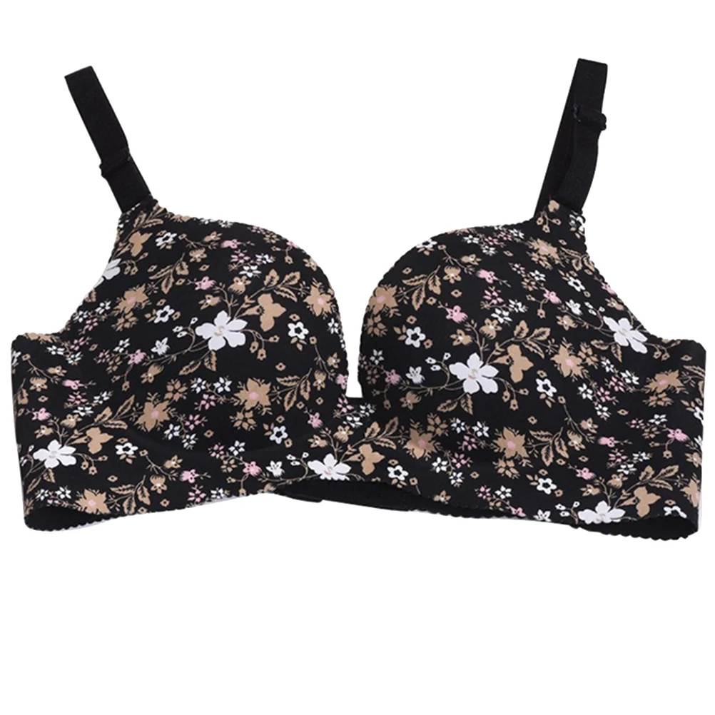 

Wireless Round Adjustable Underwear Traceless Girls Sexy Black Size 32/70