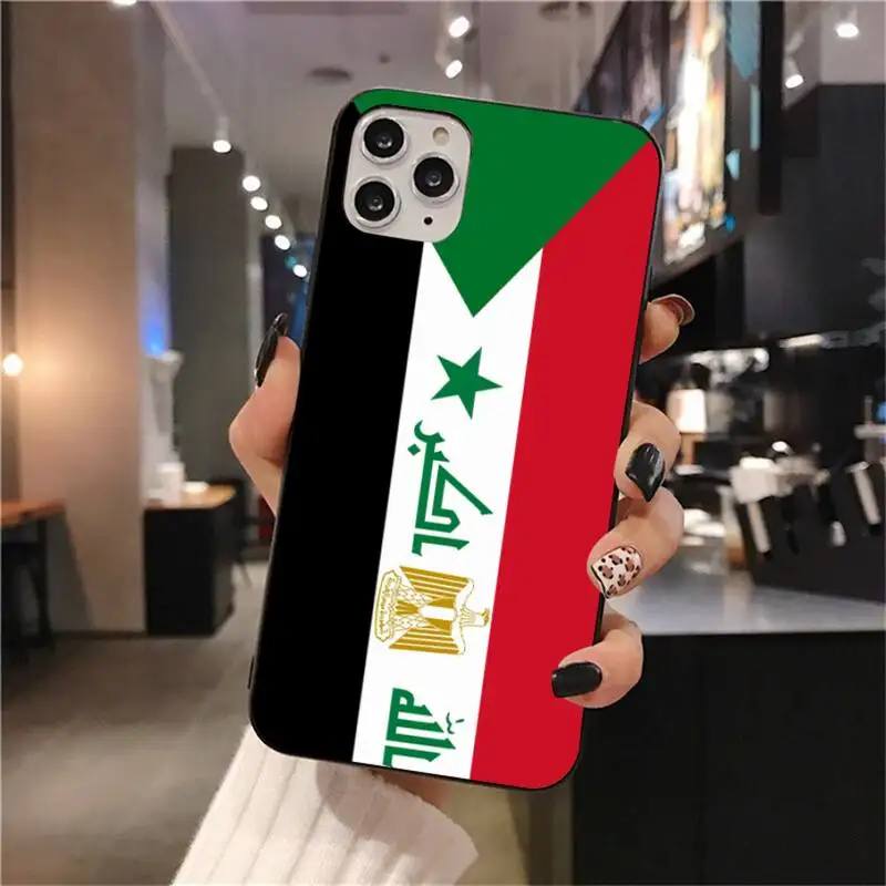 Iraq Flag Phone Case For iphone 12 11 Pro Max Mini XS 8 7 6 6S Plus X 5S SE 2020 XR cover | Mobile Cases &amp Covers