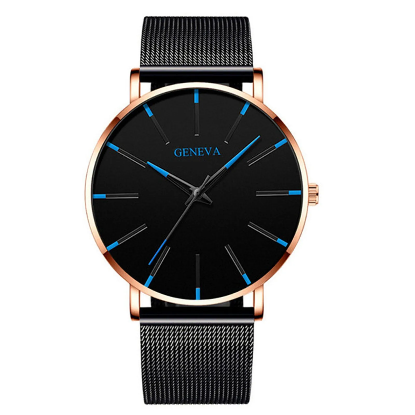 

2021 Relogio Masculino Minimalist Men Fashion Ultra Thin Watches Simple Men Business Stainless Steel Mesh Belt Quartz Watch
