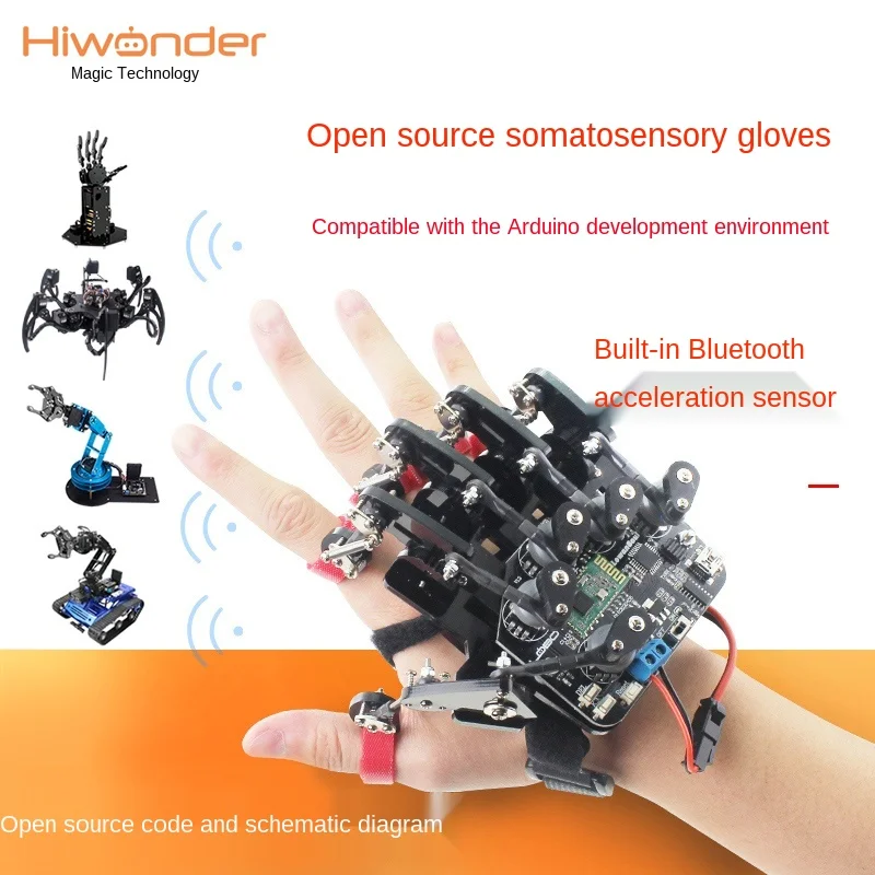 Соматосенсорные перчатки с открытым исходным кодом/носимые механические