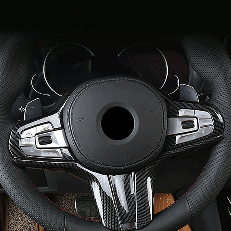 Автомобильный спортивный чехол на руль защитная наклейка для BMW 3 5 серии G01 G02 G05 G20