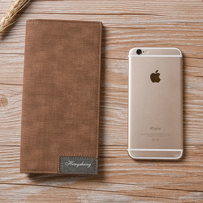 Горячая Распродажа Мужской Длинный Ретро кошелек повседневный мужской для карт