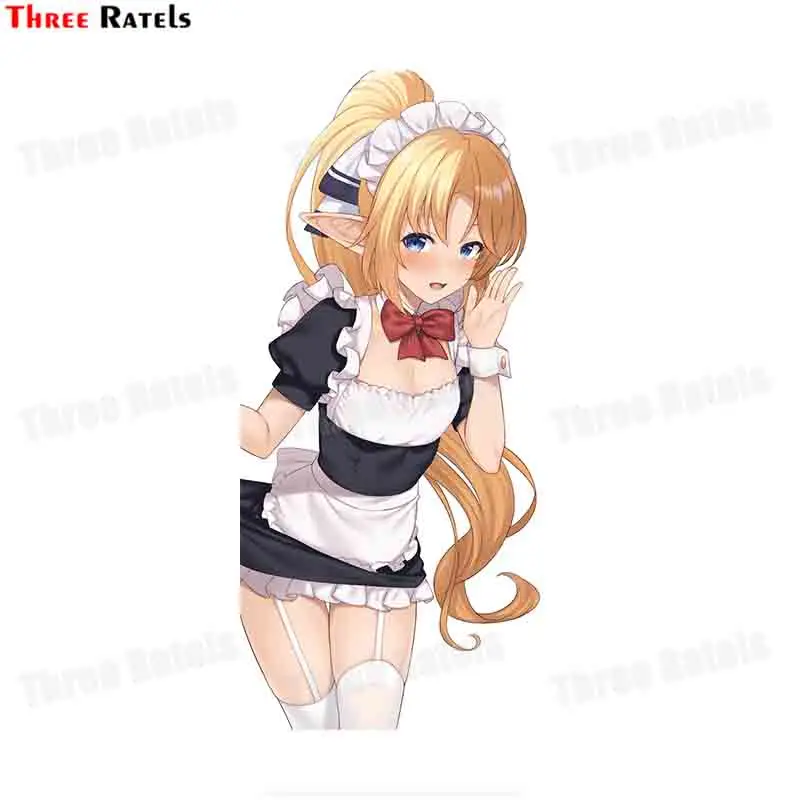 

Three Ratels F659 Iris Enjou Kouhai Oshiego Wa Elf Ryuu Ningyo Jinrou Occlusion Scratch Car Sticker DIY Vinyl Material Decal