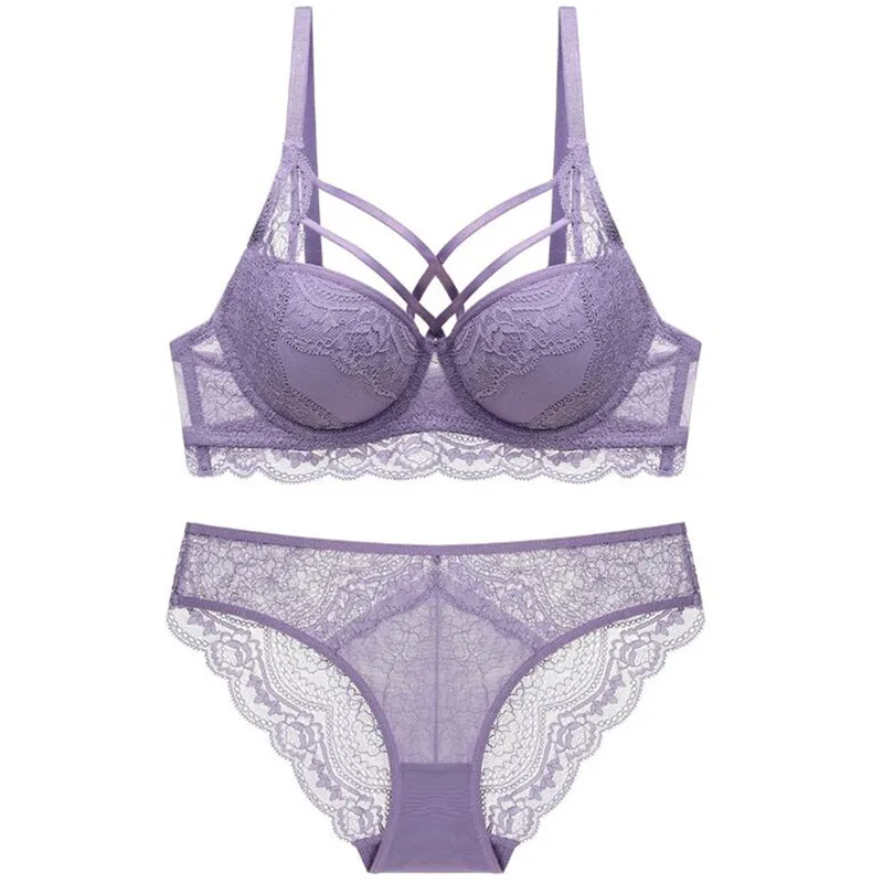 

Для женщин сексуальный бюстгальтер, набор, Одноцветный Цвет цветочный нижнего белья бюстгалтеров с эффектом Push-up на мягкой подкладке Женск...